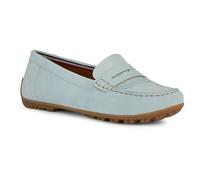 Geox Women's D Cosmopolis + Grip Moccasin, Lt Blue, 4 UK