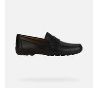 Geox Men's U Kosmopolis + Grip Moccasin, Black, 7 UK