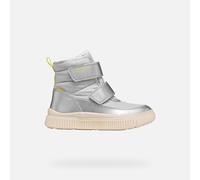 GEOX Laquinny Abx Girl Silver/fluo Yellow, Size: 38