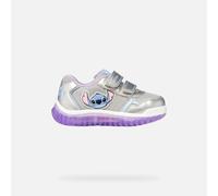 GEOX Lightyloo Toddler Girl Silver/lilac, Size: 27