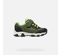 Geox Boy's J Magnetar B ABX Sneaker, Green (Military Green), 1.5 UK