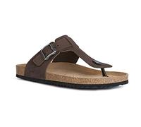 GEOX Sandal Ghita Man Dark Coffee, Size: 44