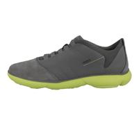 Geox Men U Nebula B Sneaker, Charcoal Lime Green, 12 UK