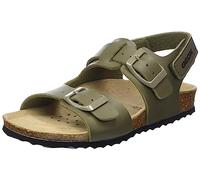 Geox Mens J Ghita Boy Sandal, Military, 4 UK