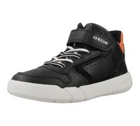 Geox Men's J Hyroo Boy A Trainers, Black/Orange, 37 EU