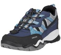 Geox Men's J Montrack Boy B ABX Trainers, Navy Grey, 9.5 UK