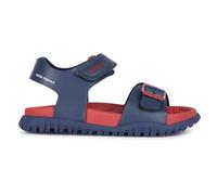 Geox Men's J Sandal Fommiex BoySandal, Navy red, 8.5 UK
