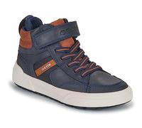 Geox J Weemble Boy A Sneaker, Navy Cognac, 2.5 UK