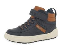 Geox Men's J Weemble Boy A Trainers, Navy Cognac, 3 UK