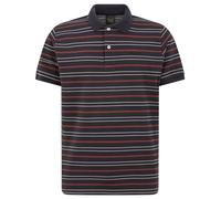 Geox Men's M Polo with Stripes Shirt, Sky C/Mocha B/Sharks, L