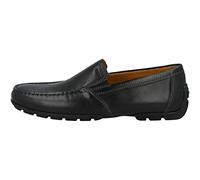 Geox Mens Moner Moccasins, Black, 7.5 UK