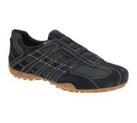 Geox Men's Snake Trainers in Blue Suede, blue, 6 UK