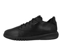 Geox Men's U Aerantis Sneakers, Black, 8 UK