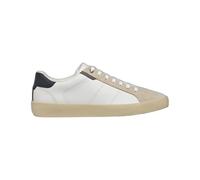 Geox Men's U AFFILE A Sneaker, White/LT Taupe, 10 UK