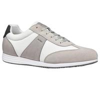 Geox Men's U ARTHIEN A Sneaker, White/Lt Grey, 9 UK