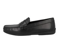 Geox Mens U Ascanio Moccasins, Black, 6 UK