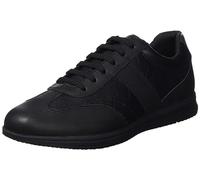Geox Men's U Avery B Sneaker, Black, 6.5 UK