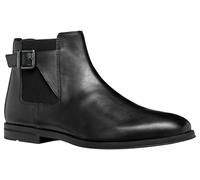 Geox Men's U Decio A Ankle Boot, Black, 7.5 UK