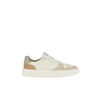 Geox Men's U Deiven B Sneaker, White Sand, 7 UK