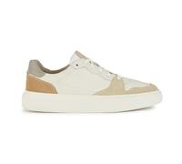 Geox Men's U Deiven B Sneaker, White Sand, 4 UK