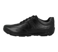 Geox Men's U Edgware Sneakers, Black, 7 UK