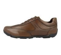 Geox Mens U Edgware Sneakers, Cognac, 6.5 UK