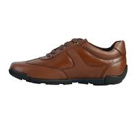 Geox Men's U Edgware Sneakers, Cognac, 9 UK