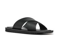 Geox Men's U Erice B Slide Sandal, black, 7 UK