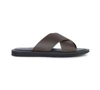 Geox Men's U Erice B Slide Sandal, Coffee, 5.5 UK