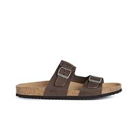 Geox Mens U Ghita B Sandals, Dk Coffee, 10.5 UK