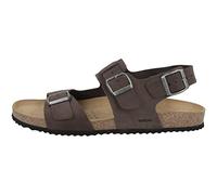 Geox Mens U Ghita Sandals, Dk Coffee, 9 UK