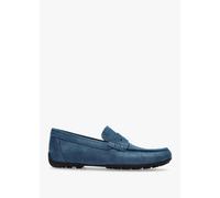 Geox Mens U Kosmopolis + Grip Dark Avio Suede Loafers Mens Eu Sizes