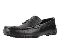 Geox Men's U Kosmopolis + Grip Moccasin, Black, 9 UK