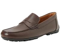 Geox Men's U Kosmopolis + Grip Moccasin, Dk Brown, 9 UK