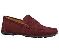Geox Men's U Kosmopolis + Grip Moccasin, Wine Red, 7 UK