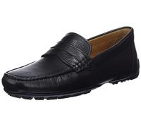 Geox Men's U Kosmopolis +Grip W Moccasin, Black, 6 UK
