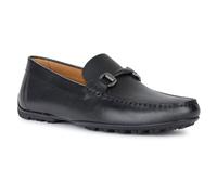 Geox Men's U Kosmopolis +Grip W Moccasin, Black, 8 UK
