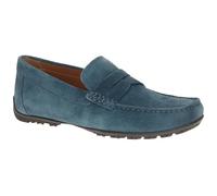 Geox Men's Moccasins Kosmopolis + Grip Blue B Size 42