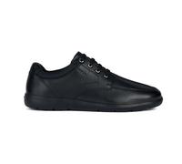 Geox Men's U Leitan A Moccasin, Black, 10 UK