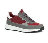 Geox Men's U Molveno B Trainers, Dk Red Grey, 8 UK