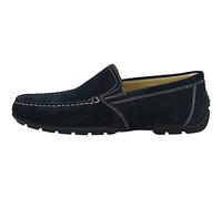 Geox Mens U Moner V Moccasins, Blue, 10.5 UK