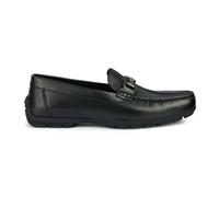 Geox Men's u Moner w 2fit a Moccasin, Black, 10 UK