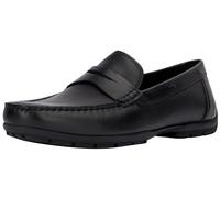 Geox Men's U Moner W 2FIT D Loafer, Black, 9 UK
