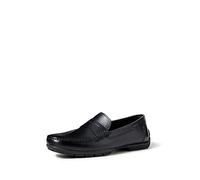 Geox Men's U Moner W 2fit D Moccasins, Black, 10 UK