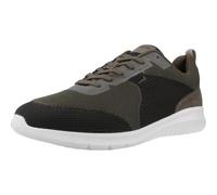 Geox Men's U MONREALE A Sneaker, Military, 10 UK
