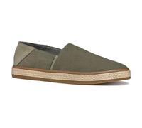 Geox Men's U PANTELLERIA A Espadrille Wedge Sandal, Lt Olive, 11 UK