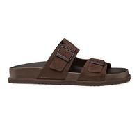 Geox Men's U PARNAIBA A Sandal, Dark Brown, 41 EU