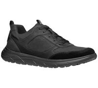Geox Men's U Portello A Sneaker, Black, 10.5 UK
