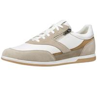 Geox Men U Renan A Sneaker, Sand White, 11 UK