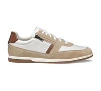 Geox Men's U Renan A Sneaker, White/Beige, 6 UK